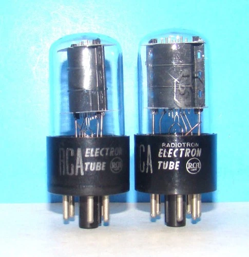 6K6GT RCA 2 radio audio electron vintage amplifier vacuum tubes valve tested 6K6