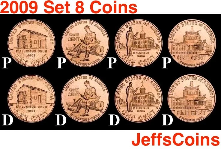 2019 PDS Lincoln Union Shield UNCIRCULATED & S PROOF Penny P D S Set Roll 3 Coin - Image 3 of 4