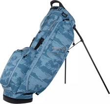 PING 2026 Hoofer Lite Stand Bag Color:Blue Isles,Pewter/Grey/Deep Red,Slate Blue