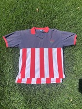 VTG 90's Olympics Champion Polo Shirt Men X Large USA Flag Summer Red White Blue