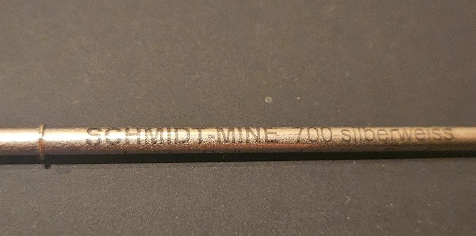 SCHMIDT® 700 A2 Silverwhite ballpoint pen eraseable ink for leather & upholstery - image 3 of 3