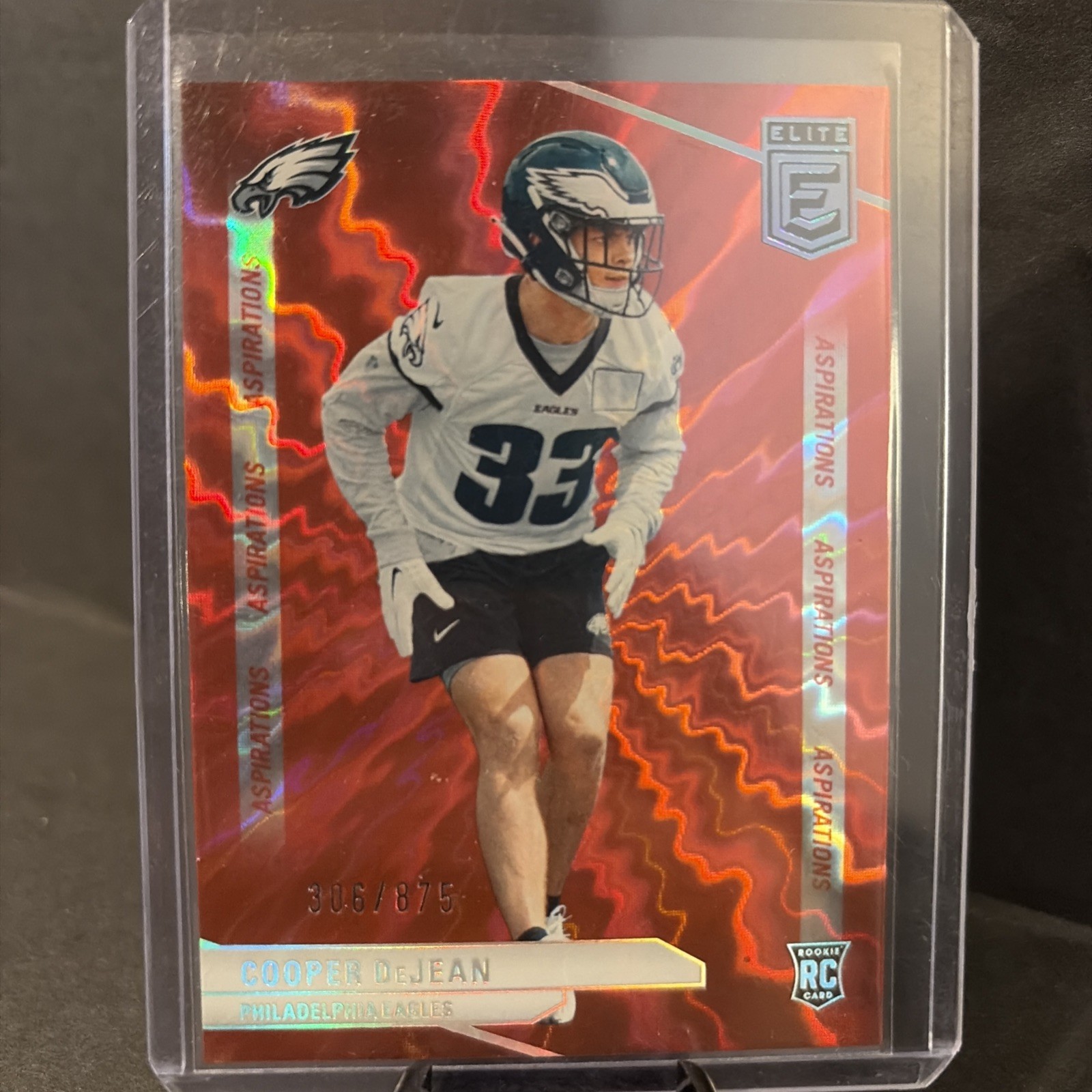 2024 Panini Donruss Elite - Rookies Cooper DeJean #171 Aspirations Shimmer /875 