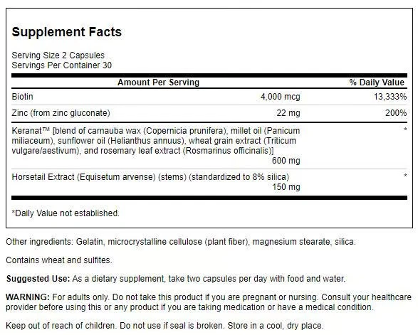 Swanson Full Effect Hair Thickener - Featuring Keranat 60 Caps - Image 2 of 4