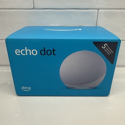 Amazon Echo Dot 5th Gen. Smart Speaker - Glacier White New Open Box Ships Fast!