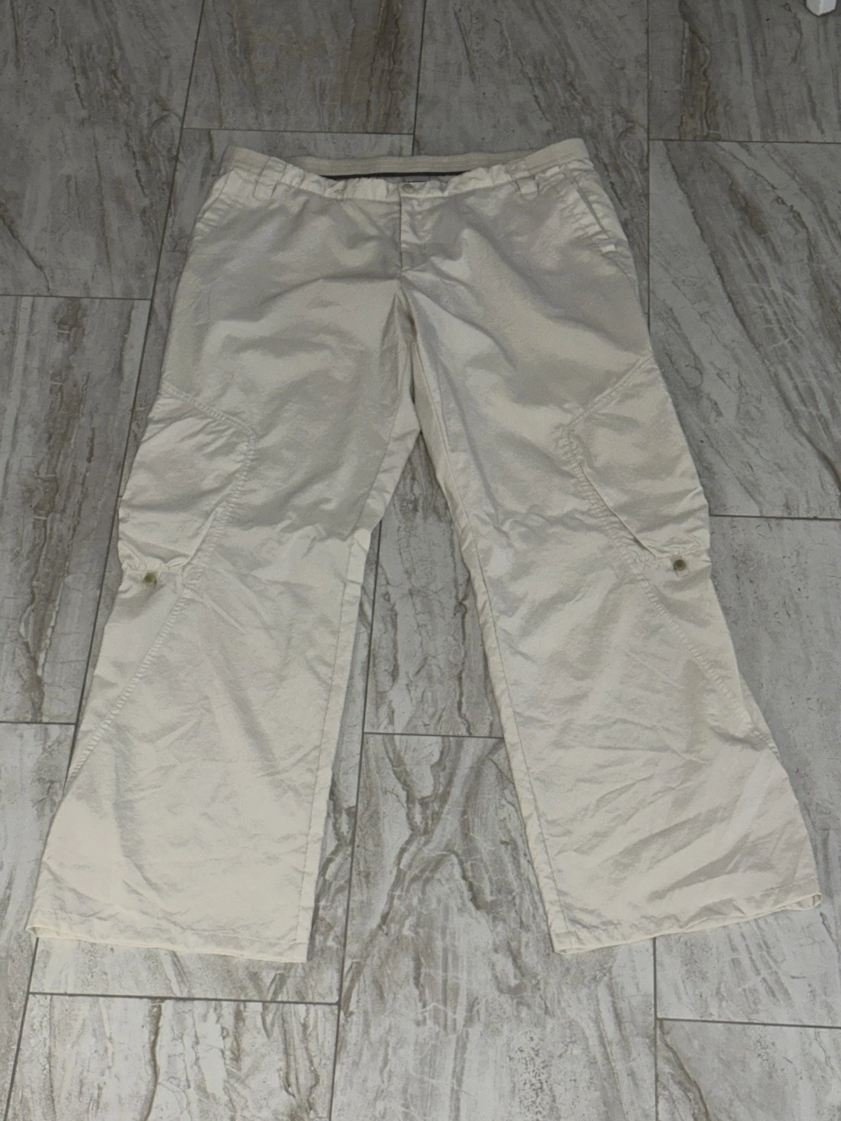 Vintage Nike ACG Hiking Pants Beige Men's Size XXL Tan Y2K Baggy Outdoors
