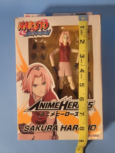 Heroes Naruto Haruno Sakura 6" Figure New in Box NIB Bandai Anime - Picture 7 of 7