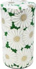 Japanese Tea Caddy Chazutsu Container Chrysanthemum Green or Beige White