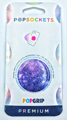Authentic Popsockets Glitter Nebula Gloss Swappable Top Phone Holder Pop  Socket