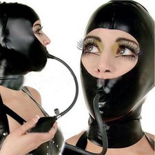 Role Play Hood Mask Inflatable Mask Lover Toys Full Cover Fancy Latex Club Party