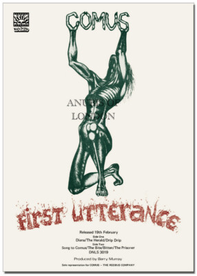 COMUS - First Utterance - Promo Poster - hochwertiges A2 Art Poster - Prog Psych