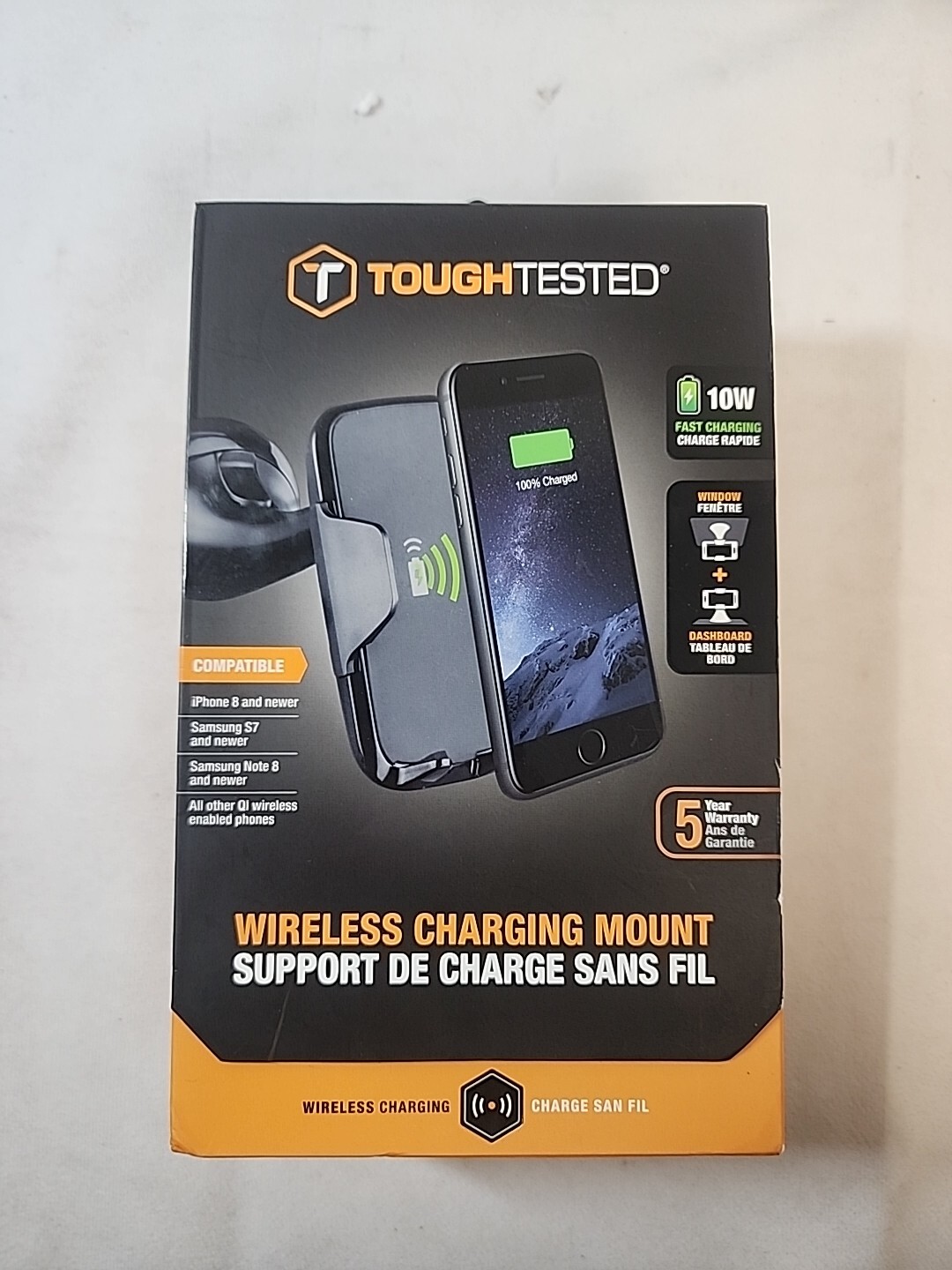 ToughTested Qi Wireless Charging Car Mount for sale online | eBay 