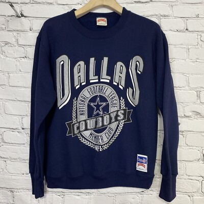 Vintage Dallas Cowboys Members Club Sweatshirt Size M Nutmeg Mills USA Crewneck