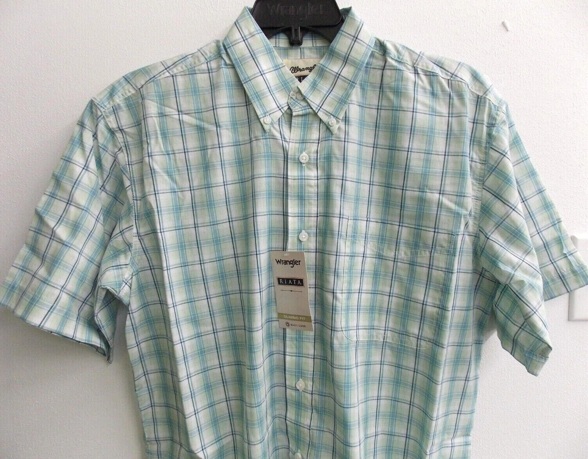 Mens wrangler riata short hotsell sleeve shirts