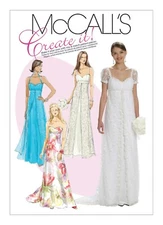 McCalls m6030 Misses Lined Sweetheart-Neckline Dresses Sewing pattern sz 6-14