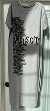 Fashion Nova Gray FAMOUS CITY 1987 Maxi Dress Size XL