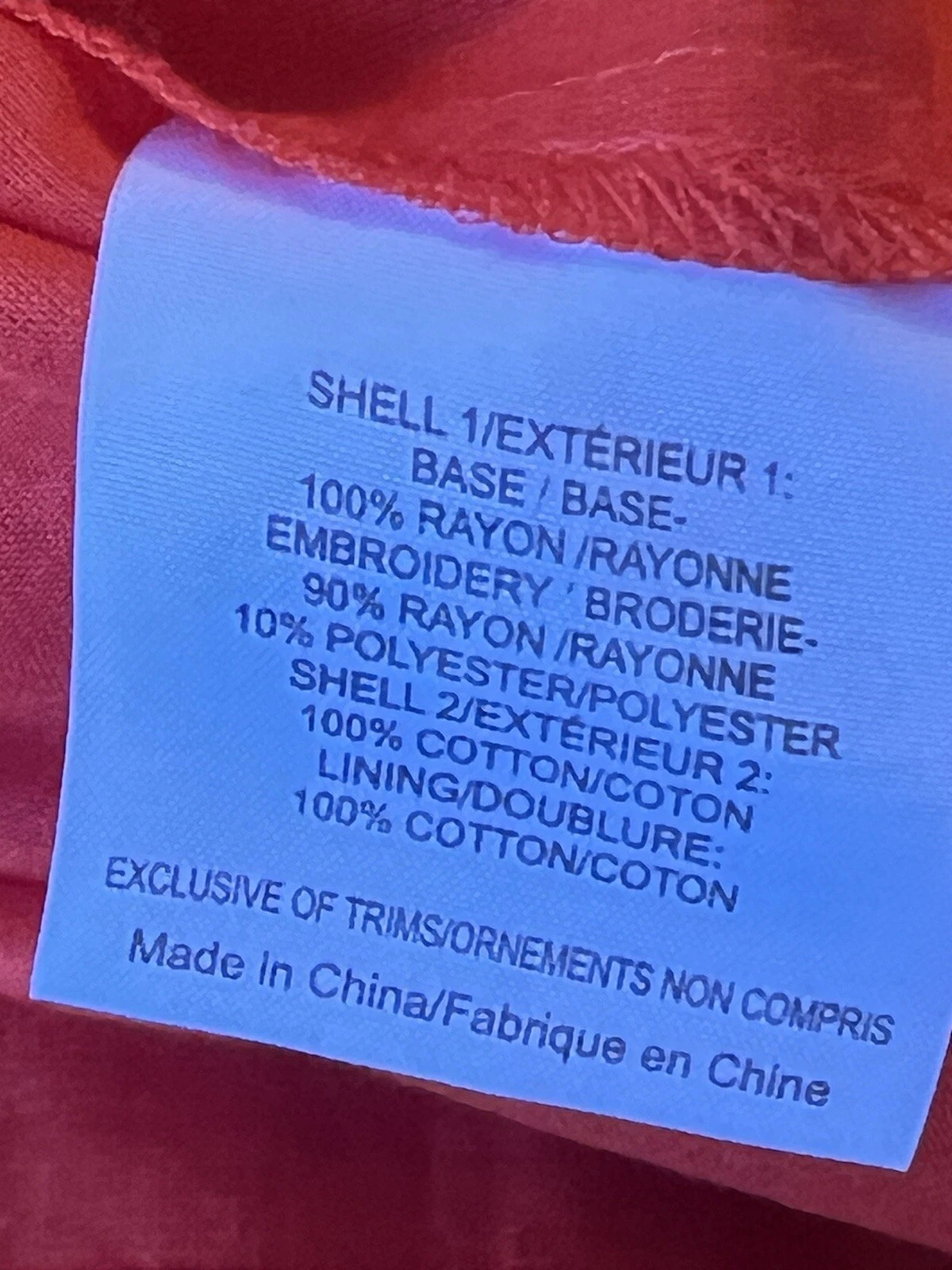 Abito donna Tory Burch Berdine con occhielli taglia 6 rosso senza maniche foderato a cuore