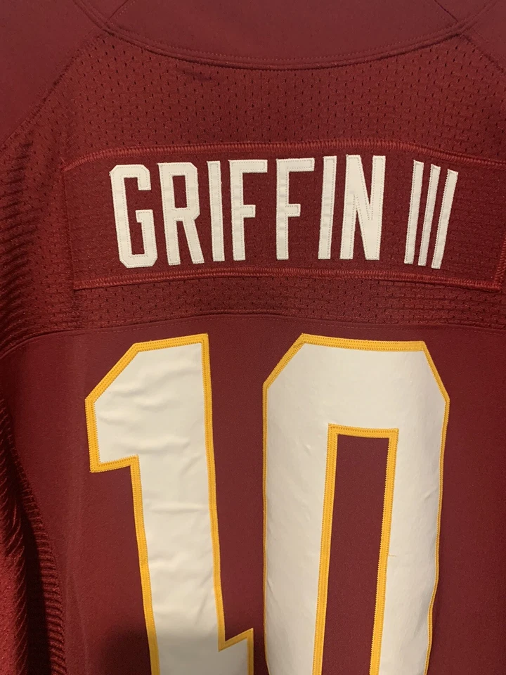 Robert Griffin RG3 Washington Redskins Jersey Nike 60 Men's XXXXL Red On-Field - Изображение 2 из 4