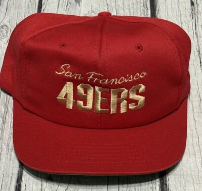 Vintage 80 s San Francisco 49ers Script Blockhead 1985 McDonald Snapback Cap Vtg