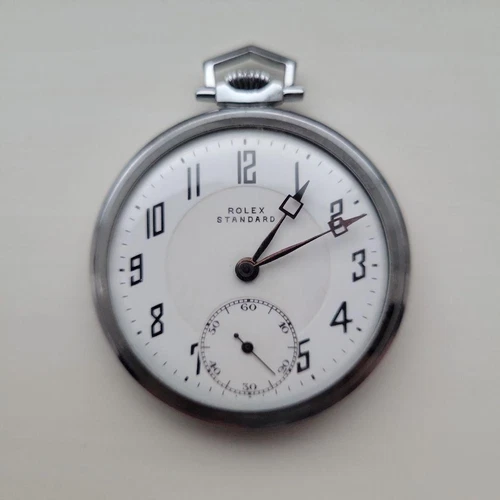 Rolex Standard Pocket Watch Vintage Antique Working from Japan Rare
