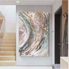 Home Aesthetics Decor Oil Painting Handmade Canvas Wall Art Mural Modern