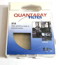 52mm Japan 81A 81-A Warming Lens Glass Filter Pleasant tone 52 mm Quantaray
