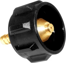 QCC1 Propane Adapter Propane Gas Fitting with 5/16" Hose Barb Regulator Valve Fi