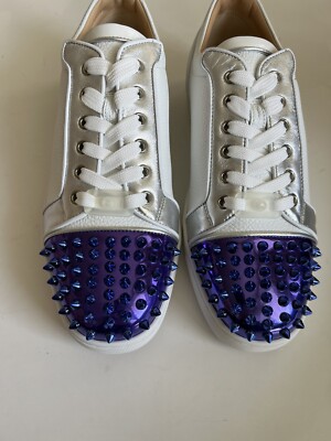 Christian Louboutin New $950 Louis Spikes Sneakers Shoes Trainers
