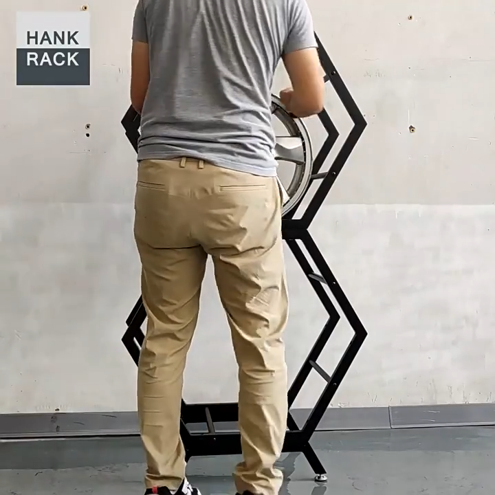 WHEEL DISPLAY RACK HOLDS UP TO 22