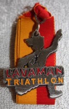LAVAMAN TRIATHLON KAILUA KONA HAWAII FINISHERS MEDAL 100 ORIGINAL