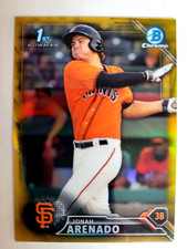 2016 Bowman Chrome Prospects Gold Refractor 47/50 Jonah Arenado #BCP240 GIANTS