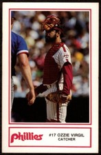 Ozzie Virgil Philadelphia Phillies Card #3 Cigna ~ Police Dept Sportsmedia 1985