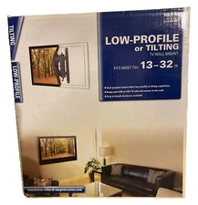 Tilting TV Wall Mount  13"-32" Up to 50lbs Low Profile