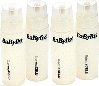 BABYLISS 4580U UNIVERSAL THERMACELL GAS ENERGY CELLS 2 PACKS OF 2 = 4 CELLS, NEW