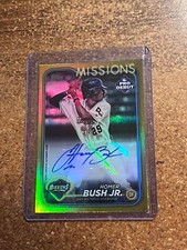 2024 Topps Pro Debut Baseball Gold Foil # PD-65 Homer Bush Jr. Autograph 14/50
