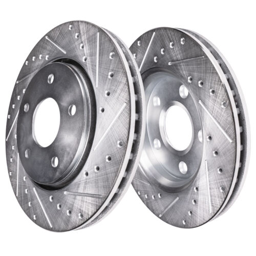 Front Rear Drilled Rotors Brake Pads Front Calipers for Dodge Ram 1500 Classic - Picture 4 of 7