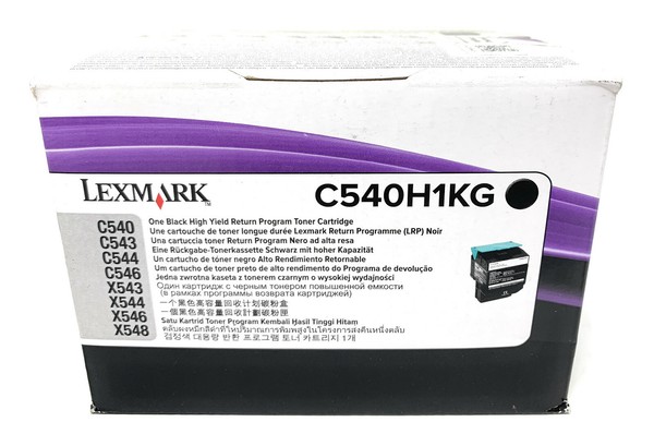 Lexmark C540H1KG Toner Original Schwarz C540/C544/C546/X543 /X544/X545/X548-image