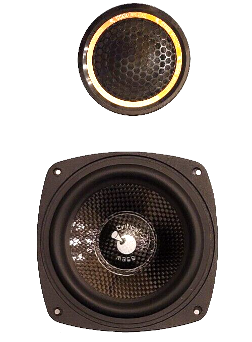 CRITICAL MASS 4'' AUDIO JL 2WAY COMPONENT FOCAL SPEAKER SQ HERTZ MOREL