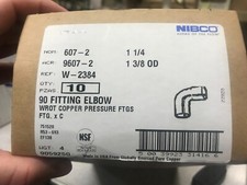 Nibco 1-1/4" NOM C Copper 90 Degree Close Rough Elbow (Box of 10)