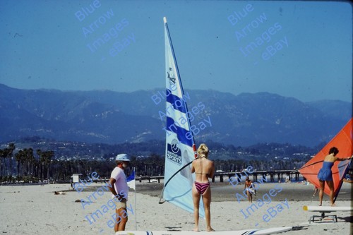 1983 35mm Slides Lot 12X Santa Barbara CA Beach Sailboat Bikini more... #6657 - Picture 2 of 12