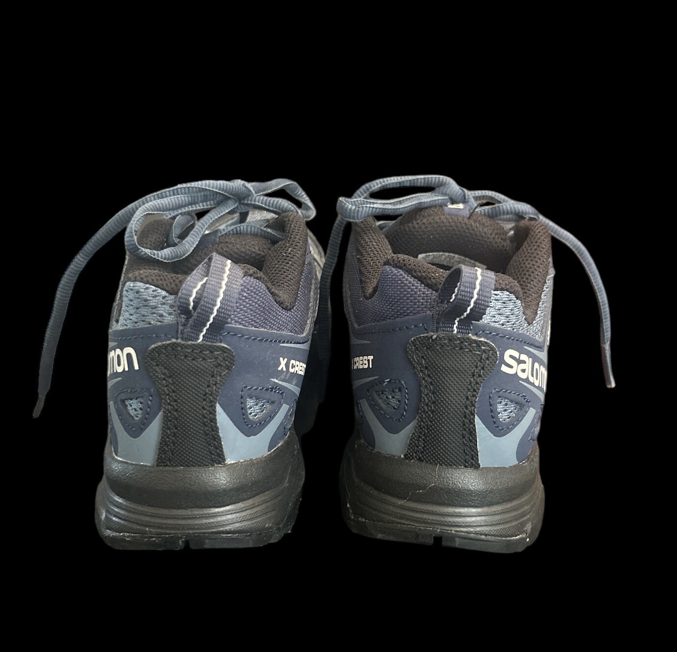 Salomon donna X Crest scarpe da trekking basse tempo tempestoso blu indaco 5 5