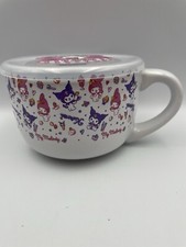 Hello Kitty Ceramic Soup Mug with Pressure Re...