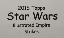 2015 Topps Star Wars Illustrated Empire Strikes Back Panorama  Carlos Cabaleiro