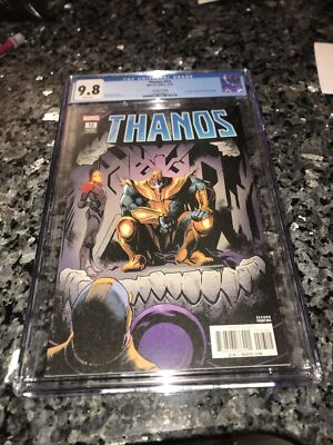 Thanos #13 2nd Print - CGC 9.8 White Pages - 1st App Cosmic Ghost Rider - 2018