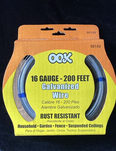 Hillman Galvanized Utility Wire Steel 200 Feet 50143 New