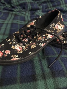 vans men's floral shoes