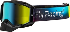 FLY RACING Zone Elite Snow Goggle Legacy W/ Amber Mirror/Plrzd Smk Lens