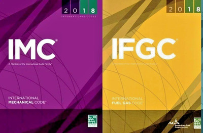 IFGC 2018 and IMC 2018 Mechanical Code & Fuel gas Code Combo