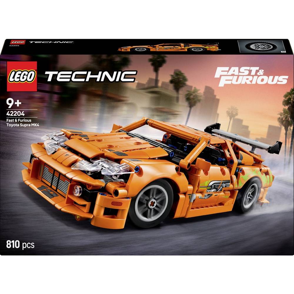 LEGO Technic 42204 Toyota Supra MK4, maquette de collection Fast and Furious haute précision