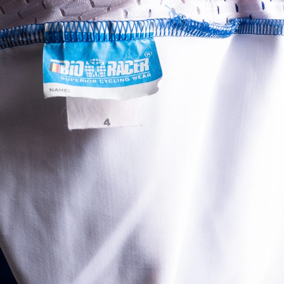 BIORACER Men's Blue / White Cycling Ride Bib Shorts Size 4 / M-L ~ Race Fit - Image 4 of 4