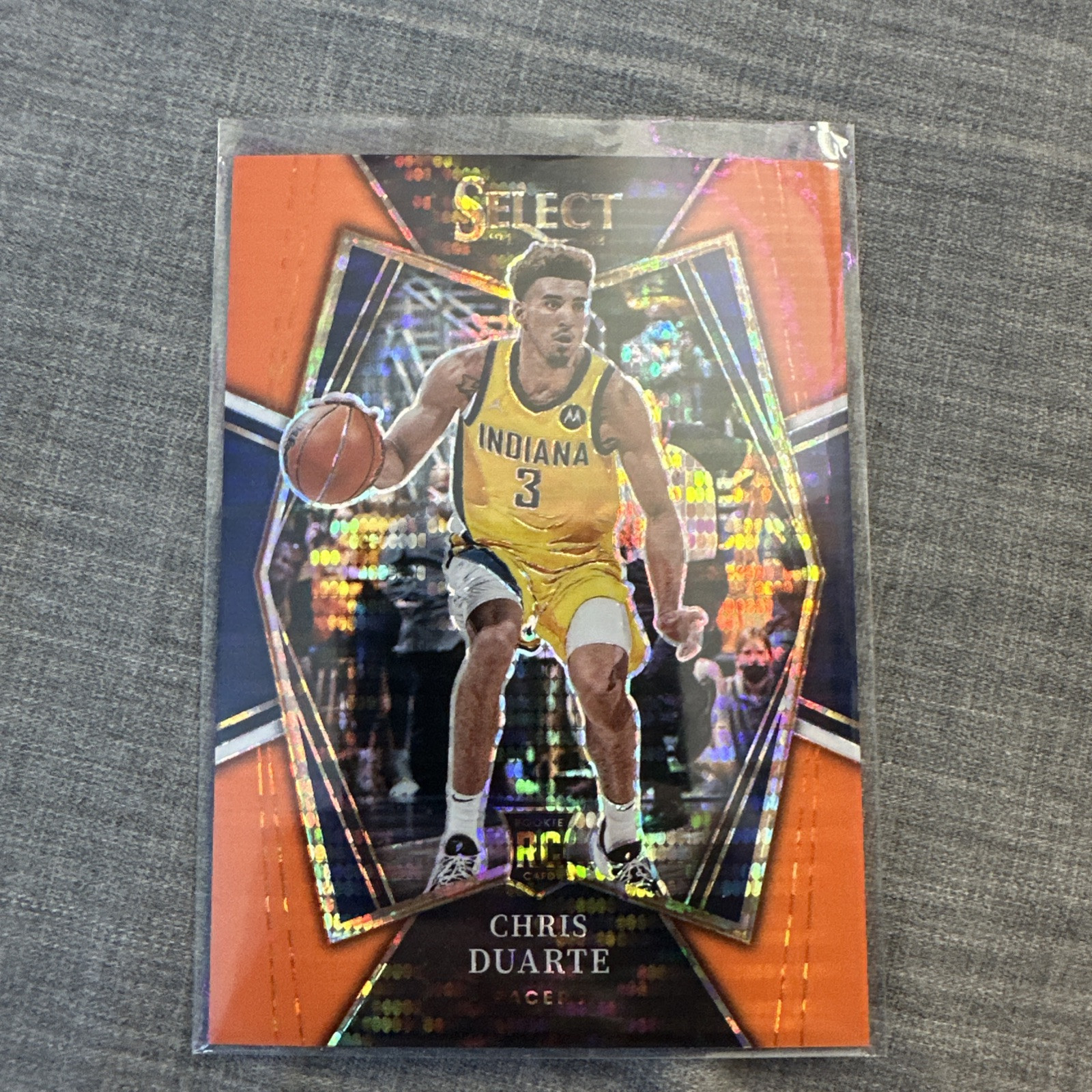 2021-22 Panini Select - Premier Level #146 Chris Duarte (RC) /15 Orange Pulsar